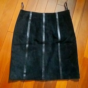 Alfani leather skirt